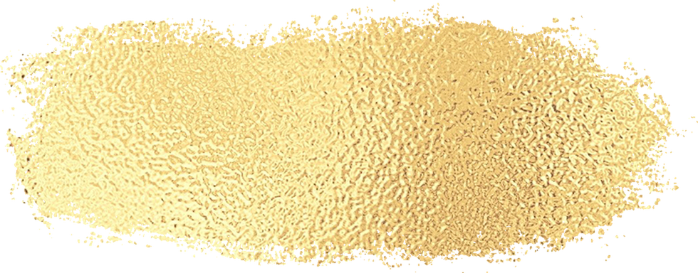 Metallic Gold Foil Brush Stroke Cutout